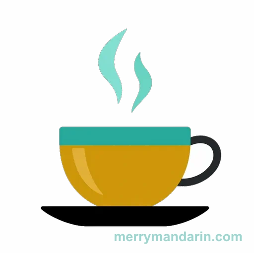 A cup of tea with steam rising above it