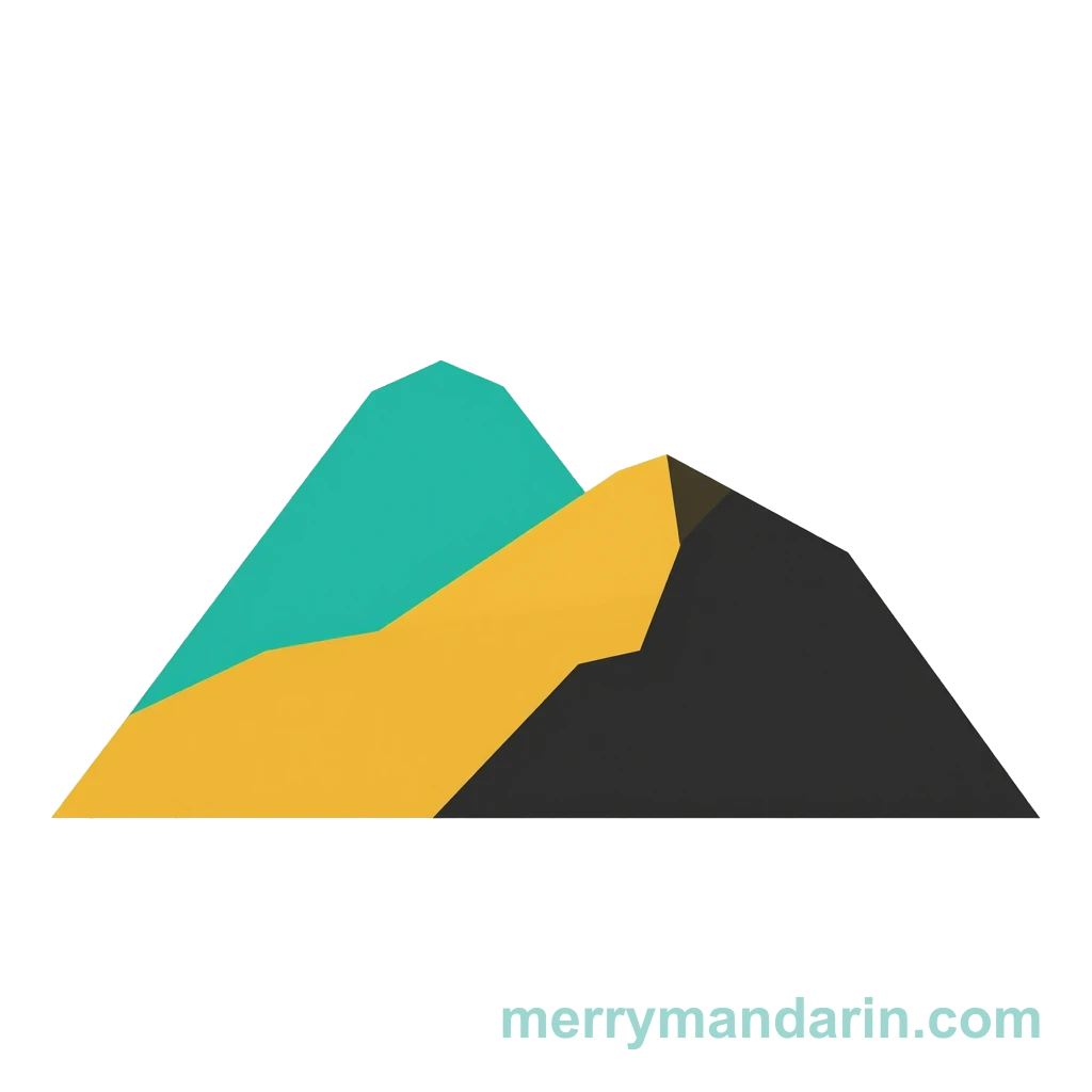 Illustration of a mountain, the Chinese word 山 (shān)