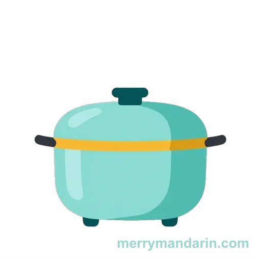 Illustration of a rice cooker, the Chinese word 电饭煲 (diànfànbāo)