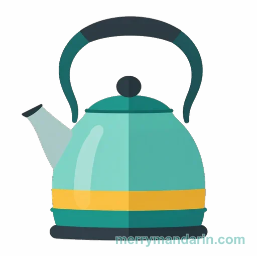 Illustration of a kettle, the Chinese word 水壶 (shuǐhú)
