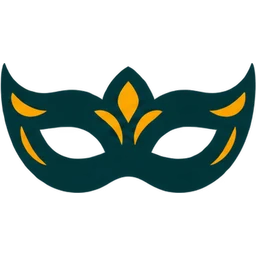 Dark costume mask